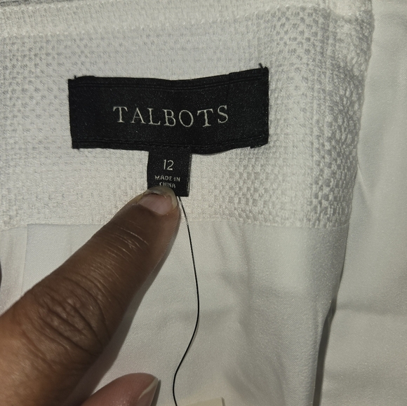 Talbots Classic White Mini Skirt - Picture 6 of 7
